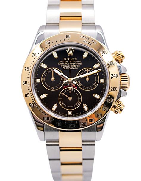 rolex daytona goud|rolex black chronograph.